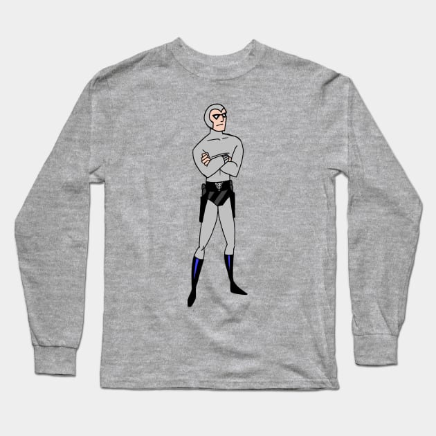 The Phantom (grey) Long Sleeve T-Shirt by FieryWolf